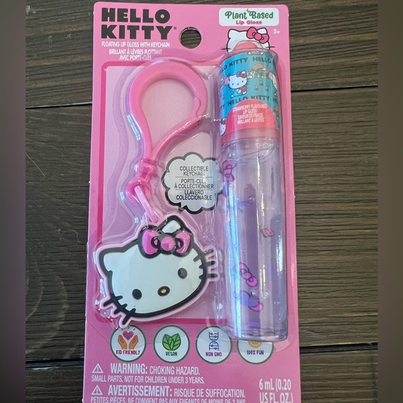 HELLO KITTY LIP GLOSS AND KEYCHAIN - Picture 2 of 3